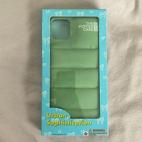 Urban sophistication The Puffer Case Green - Picture 1 of 7